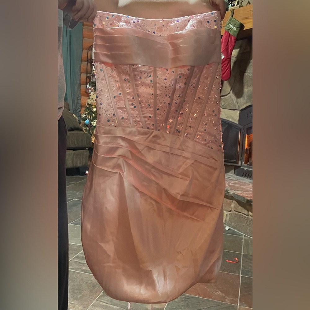 Elegant Pink Evening Dress